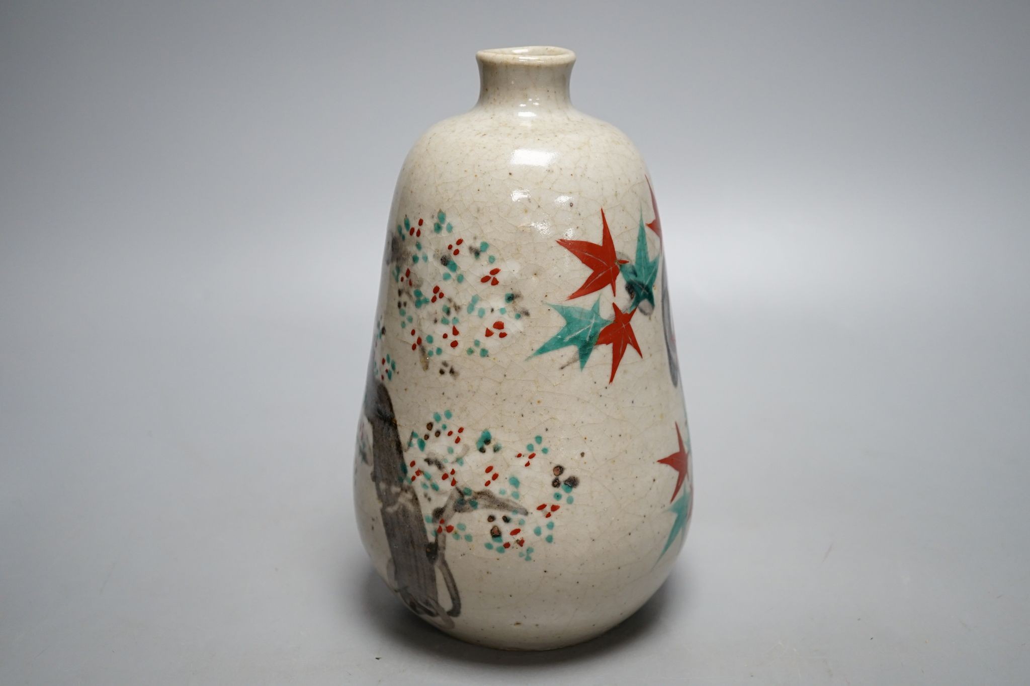 A Japanese sake bottle, 22cm